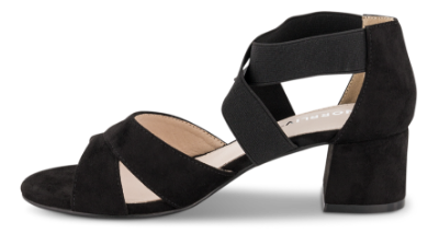 Norrliv Damesandal med hæl Sort 4215101110