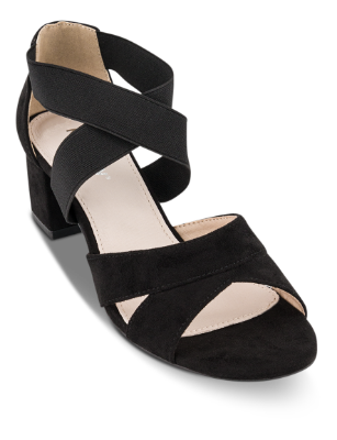 Norrliv Damesandal med hæl Sort 4215101110