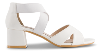 Norrliv Damesandal med hæl Hvit 4215101190