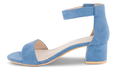 Norrliv Damesandal med hæl Blå 4215101252
