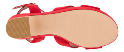 Norrliv Damesandal med hæl Rød 4215101360