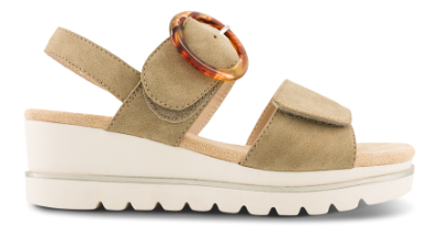 Norrliv Damesandal med hæl Beige 4215102282