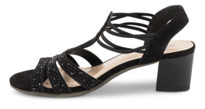 Norrliv Damesandal med hæl Svart 4215102810