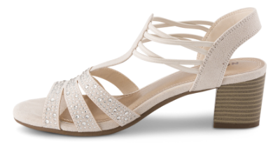 Norrliv Damesandal med hæl Beige 4215102880