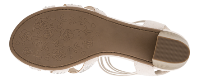 Norrliv Damesandal med hæl Beige 4215102880