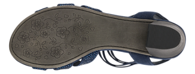 Norrliv Damesandal med hæl Blå 4215102950