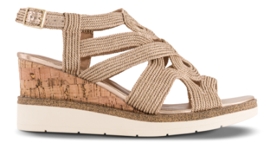 Norrliv Damesandal med hæl Beige 4215103007