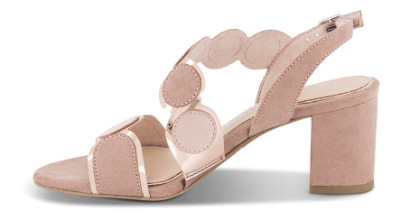 Marco Tozzi Damesandal med hæl Beige 2-28347-42