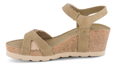 Panama Jack Damesandal med hæl Grøn Julia