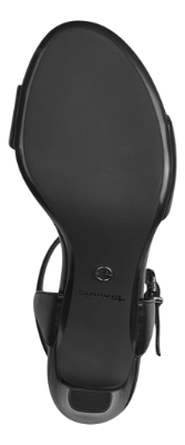 Tamaris Damesandal med hæl Svart 1-28008-42