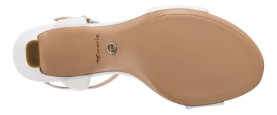 Tamaris Damesandal med hæl Hvid 1-28008-42