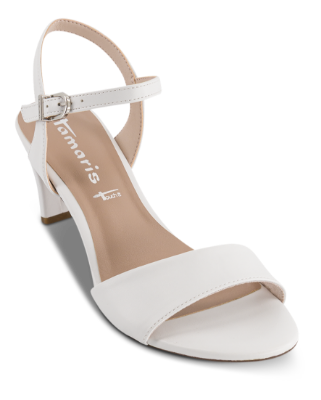Tamaris Damesandal med hæl Hvid 1-28008-42