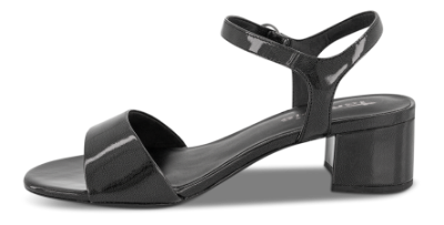 Tamaris Damesandal med hæl Svart 1-28249-42