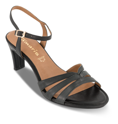 Tamaris Damesandal med hæl Sort 1-28333-44