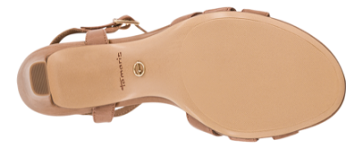 Tamaris Damesandal med hæl Brun 1-28333-44