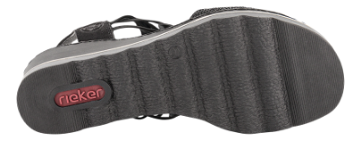 Rieker Sandal Sort 67465-00