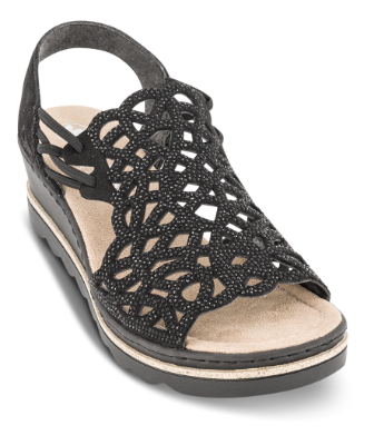 Rieker Sandal Sort 67465-00