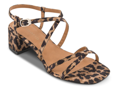Tamaris Damesandal med hæl Leopard 1-28204-42