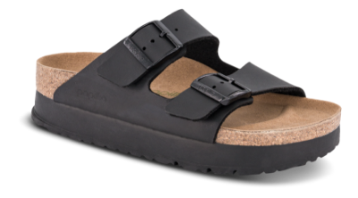 Birkenstock Damesandal med hæl Svart 1027395 Arizona
