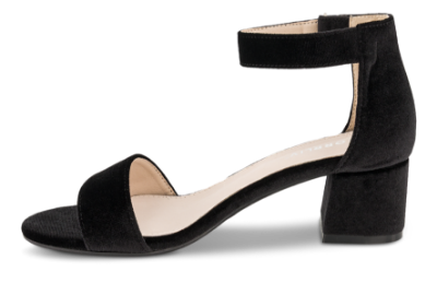Norrliv Damesandal med hæl Svart 4215500210