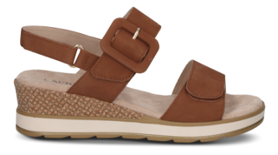 Caprice Bernadette Sandal Cognac 9-28753-42