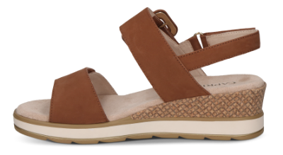 Caprice Bernadette Sandal Cognac 9-28753-42
