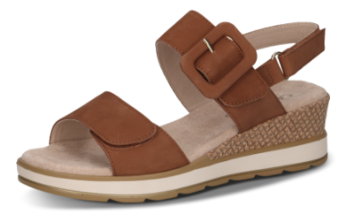 Caprice Bernadette Sandal Cognac 9-28753-42