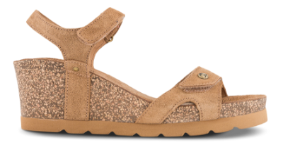 Panama Jack Damesandal med hæl Brun Julia B74