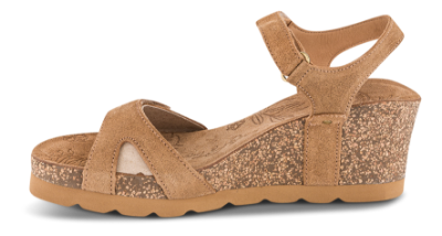 Panama Jack Damesandal med hæl Brun Julia B74