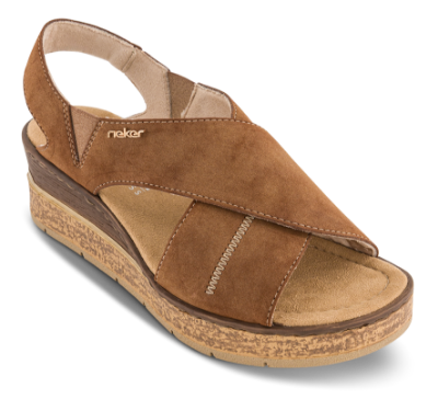 Rieker Plateau Sandal Brun 63782-24