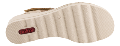 Rieker Platå-Sandal Beige 67410-62