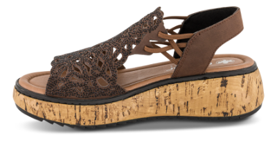 Rieker Plateau Sandal Brun V1765-24