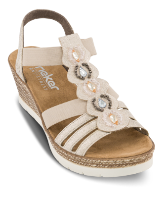 Rieker Sandal Beige 619B2-60