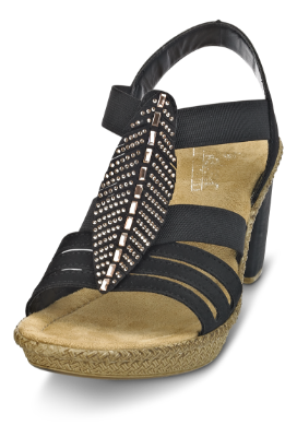 Rieker Sandal Sort 66526-00
