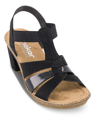Rieker Sandal Svart 665K3-00