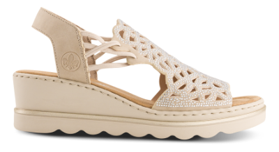Rieker Platå-Sandal Beige 67465-62
