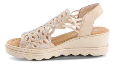 Rieker Platå-Sandal Beige 67465-62