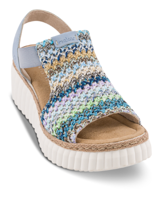 Rieker Plateau Sandal Blå 69172-91