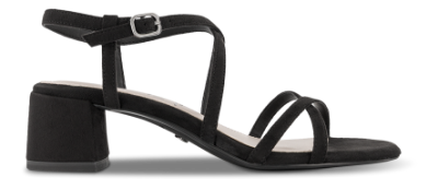 Tamaris Damesandal med hæl Svart 1-28204-42