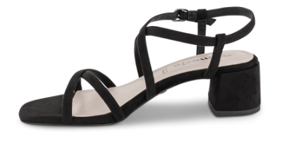 Tamaris Damesandal med hæl Svart 1-28204-42