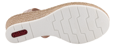 Rieker Damesandal med hæl Rosa 619B2-31