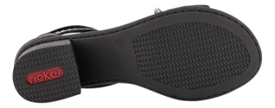 Rieker Sandal Sort 64654-00