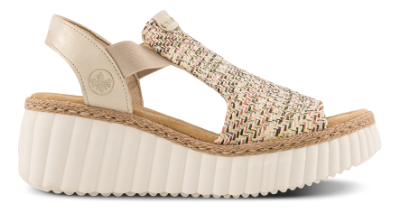 Rieker Platå-Sandal Beige 69172-60
