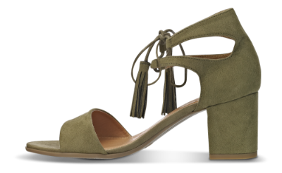 B&CO damesandal olivengrøn