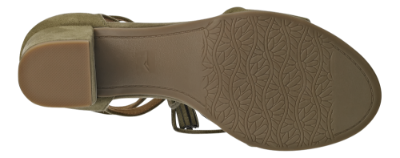 B&CO damesandal olivengrøn