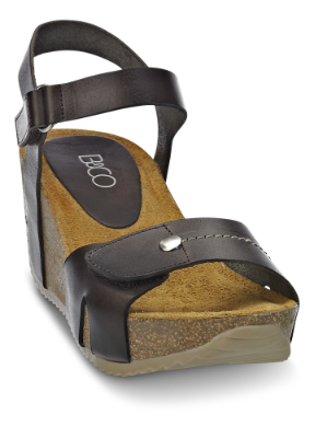 B&CO damesandal brun