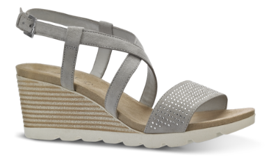 Caprice damesandal grå 9-9-28706-20