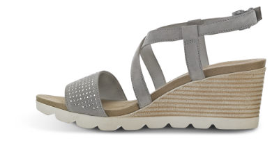 Caprice damesandal grå 9-9-28706-20