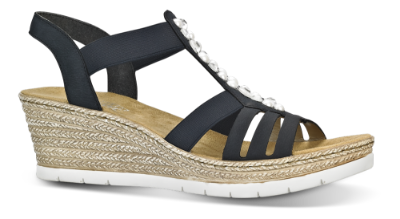 Rieker damesandal mørkeblå 61966-14