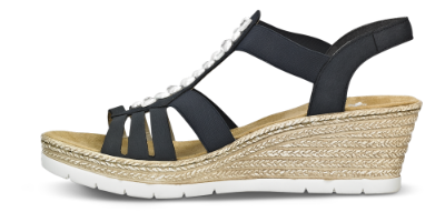 Rieker damesandal mørkeblå 61966-14